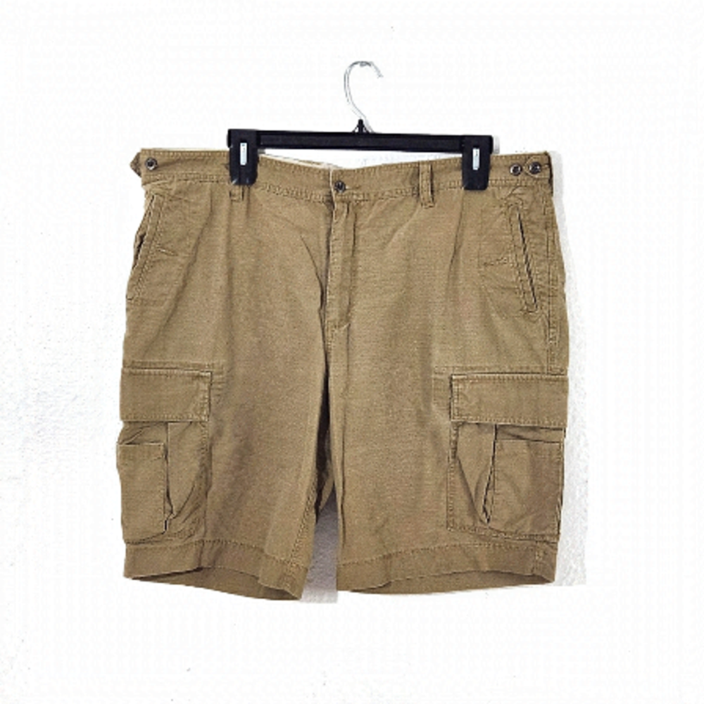 HUDSON North Brown Cargo Shorts Mens